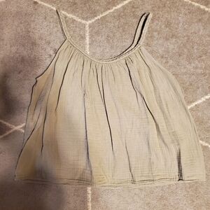 Old navy gauzey braided strap tank top